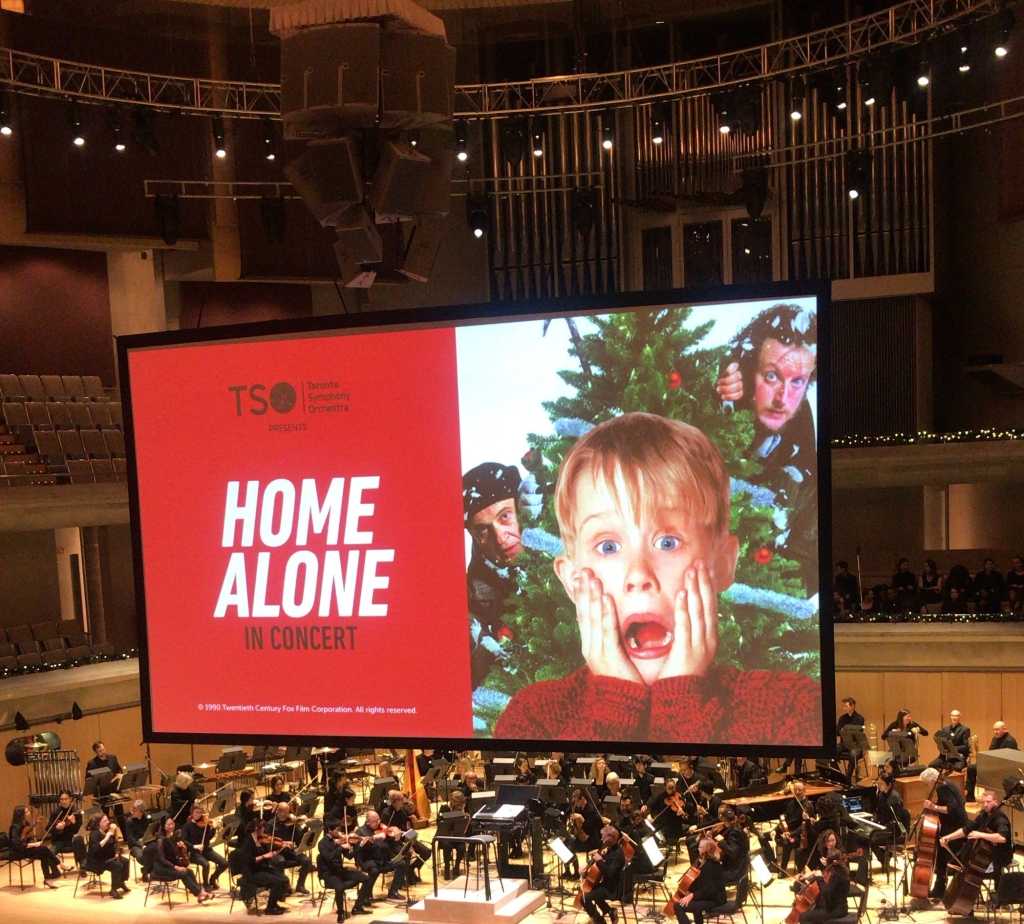 Screen showing Home Alone Image