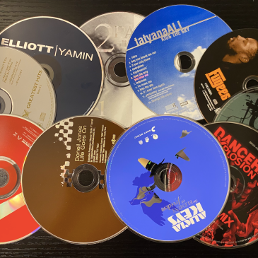 compilations of CD's