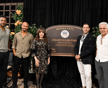 Stars of the Young and the Restless pose for a picture at Kate Linder's Tea in a Garden event on May 31st