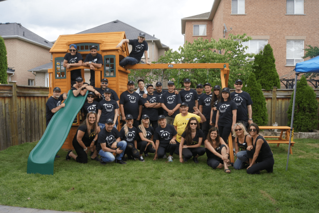 MDS Smile Angels at a Custom Playground Site