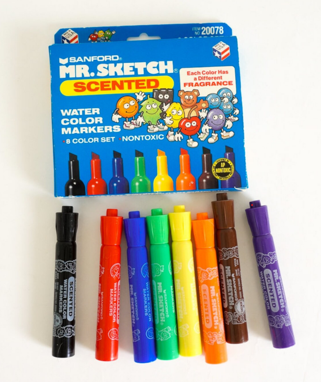 A picture of Mr. Sketch smelly markers